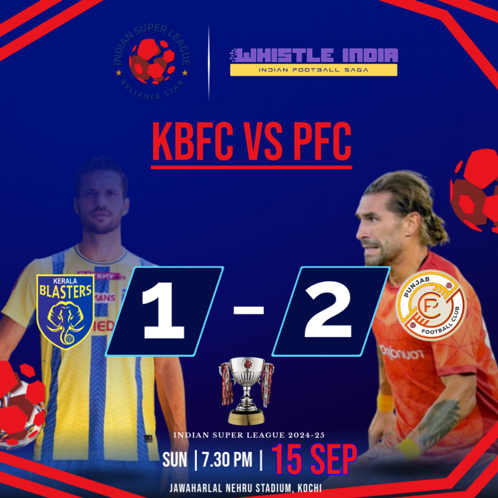 Kerala blasters fc vs punjab fc Match 5