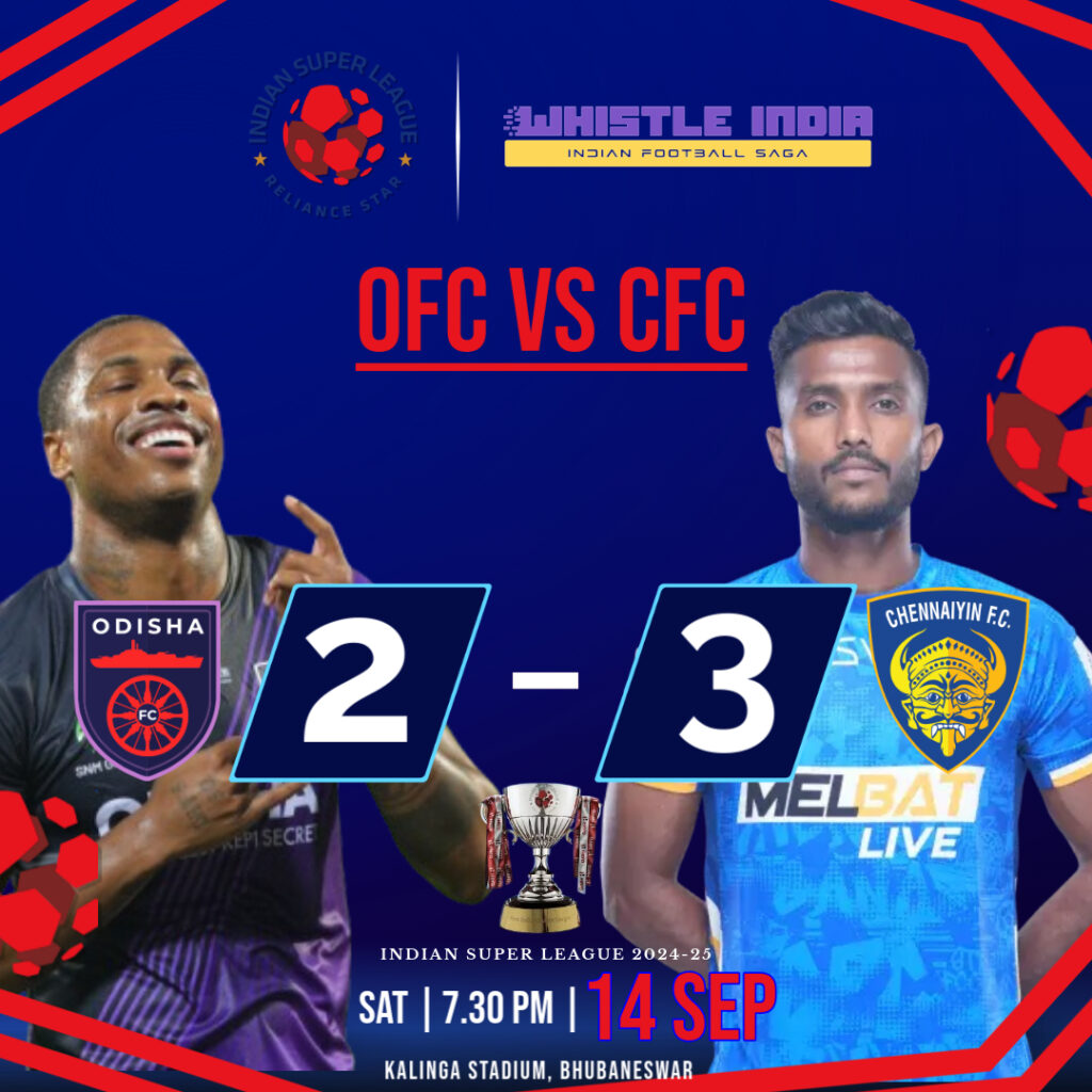 Odisha FC vs Chennaiyin FC Match 2